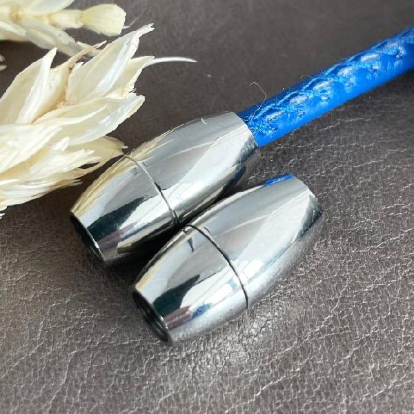 10 Fermoirs Magnétiques Argentés Pour Bijoux - Colliers, Bracelets | Fermeture Aimantée Facile