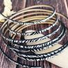 Cuir plat 3mm zebre blanc et noir haute qualite
