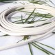 Cuir plat 3mm blanc en gros