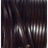 Cuir plat 3mm marron fonce en gros