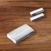 Fermoir magnetique acier inoxydable pour cuir 35mm