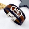 Kit tutoriel bracelet cuir marron et noir mors cheval