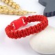 kit tutoriel bracelet paracorde rouge