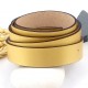 cuir plat 20mm dore mat haute qualite par 19cm