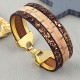 fermoir clip plat haute qualite zamak flashe or pour cuir int 20mm