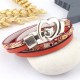 cuir plat 5mm imprime pop