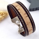 kit tutoriel bracelet cuir marron vintage elime coutures