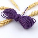 fil cordon de jute violet 2mm 5 metres