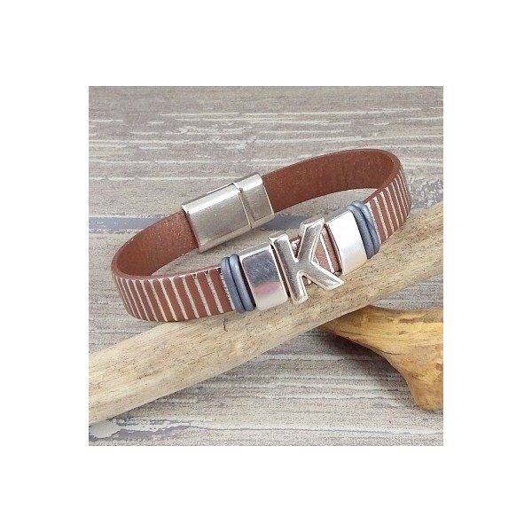 Lot De 4 Bracelets En Cuir à Faire Soi-Même (DIY) - Simple, Unisexe, Taille 23.5cm - Cadeau Couple Ou Amis