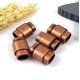 fermoir magnetique zamak cuivre pour cuir regaliz