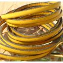 Cuir plat 5mm jaune