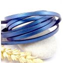 Cuir plat 5mm cuivre bleu metal metal
