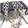 belle chaine grands maillons 14x9mm plaque argent