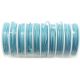 cordon de fart enduit 2mm bleu par 3.5 metres