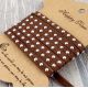 cordon suedine marron avec strass par 50cm