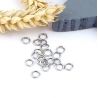 20 anneaux ouverts ronds doré 5mm