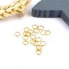 20 anneaux ouverts ronds argenté 5mm
