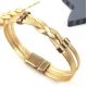Tutoriel bracelet cuir tresse or avec perles bronze avec tutoriel