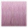 Cordon cuir rond 2mm rose antique par 50cm