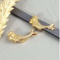 Passant sirene or cuir plat 10mm