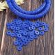 Perles Heishi bleu gitane