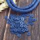 Perles Heishi bleu nuit