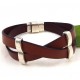 cuir plat 10mm marron par 2 mètres 