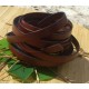 cuir plat 10mm marron en gros