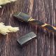 Petit fermoir magnetique GUN METAL pour cuir plat 5mm