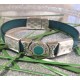 cuir plat 10mm bleu outremer par 2 mètres 