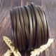 Cuir plat 5mm bronze 