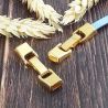 Fermoir clip zamak or pour cuir 5mm