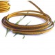 cuir plat 5mm jaune par 2 mètres 