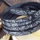 Cuir plat 10mm noir et gris grave jardin