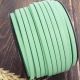 Cuir plat 5mm menthe candy