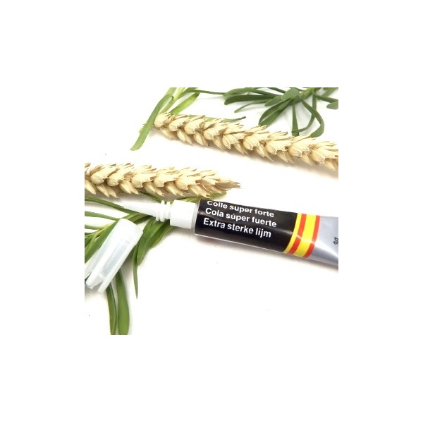 Petit tube de colle cyanoacrylate pour collage extra fort