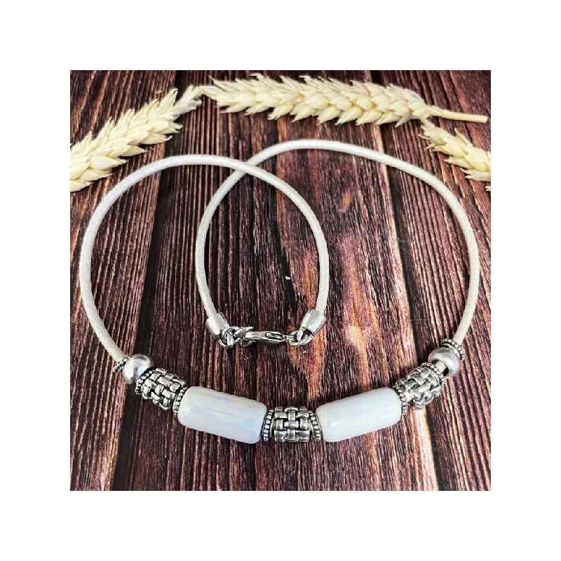 Paire De Barres De Col En Nacre Gravée Lion - PD Man England - Pour Chemise Homme