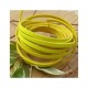 cuir plat 5mm vert fluo en gros