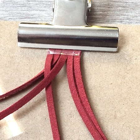 Pelotes de laine,corde plate en cuir tressé, 5 mètres, 5mm, 3 brins de cordons colorés pour